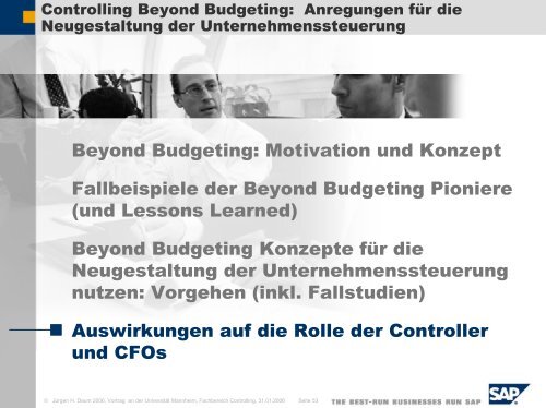Controlling Beyond Budgeting: Anregungen des ... - Juergen Daum