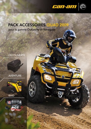 CAN-AM™ – Pack Accessoires Quad 2009 (FR) - cominup