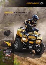 CAN-AM™ – 2009 ATV Accessory Kits (EN) - cominup