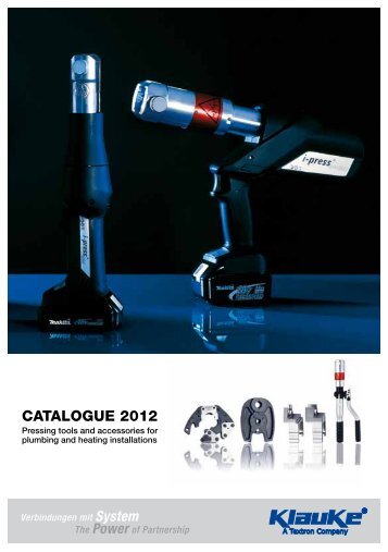 CATALOGUE 2012 - Gustav Klauke GmbH