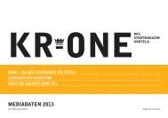 MEDIADAtEn 2013 - KR-ONE