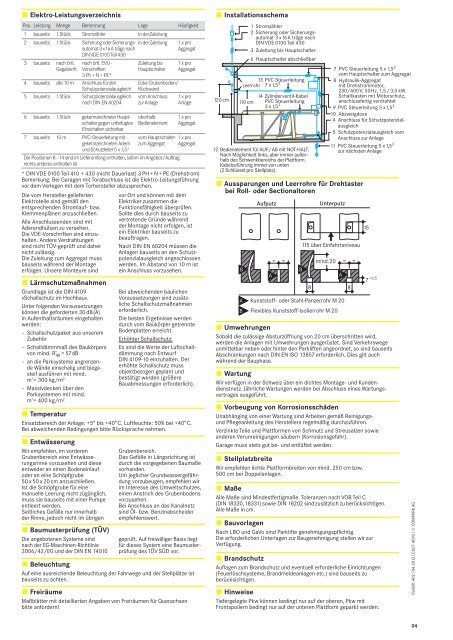 Datenblatt Wöhr Parklift 402 - COMPARK AG