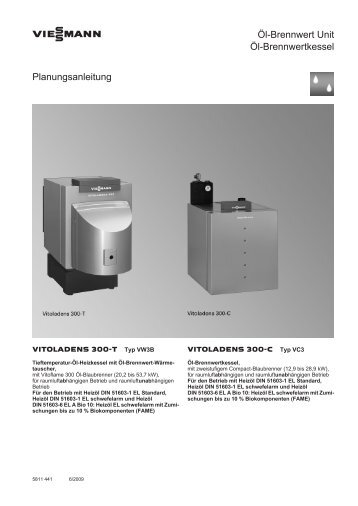 Vitoladens 300-C (Typ VC3) Planungsanleitung