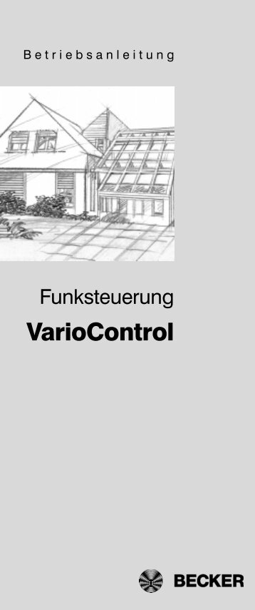 VarioControl (07/1999).pdf - Becker-Antriebe - Home