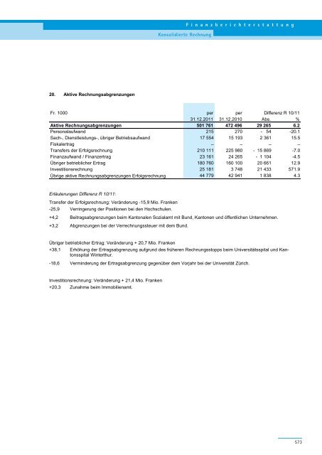 PDF, 706 Seiten, 7 - Regierungsrat - Kanton Zürich