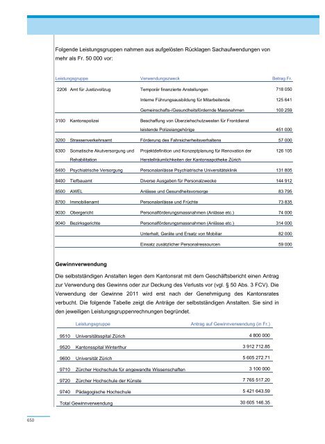 PDF, 706 Seiten, 7 - Regierungsrat - Kanton Zürich