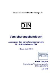 Versicherungsprogramm