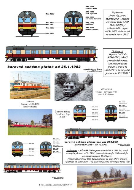 Zde - Motorové vozy 852, 853, 854