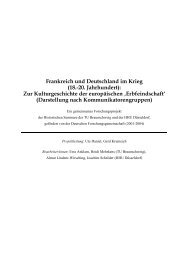 Frankreich und Deutschland im Krieg (18.-20. Jahrhundert): Zur ...