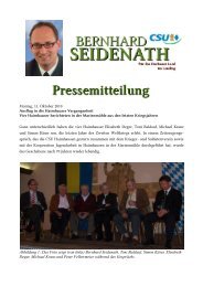 Ausflug in die Haimhauser Vergangenheit - Bernhard Seidenath
