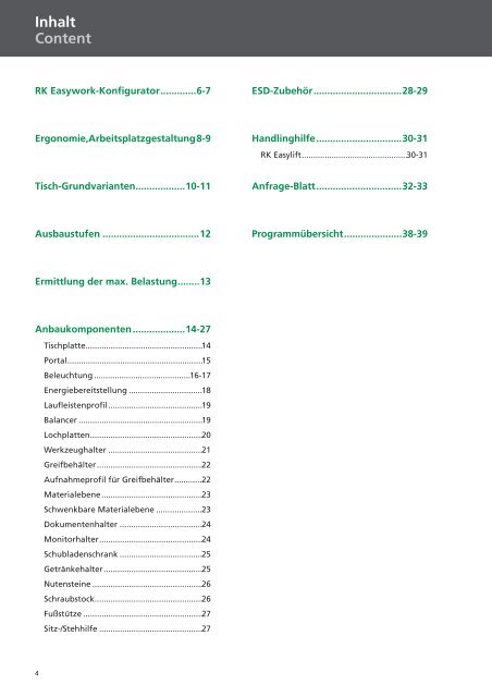 RK Easywork Montagearbeitsplatz-Systeme