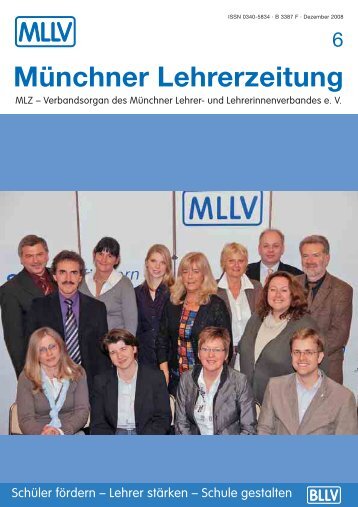 Münchner Lehrerzeitung Heft 6 - 2008 - MLLV - BLLV