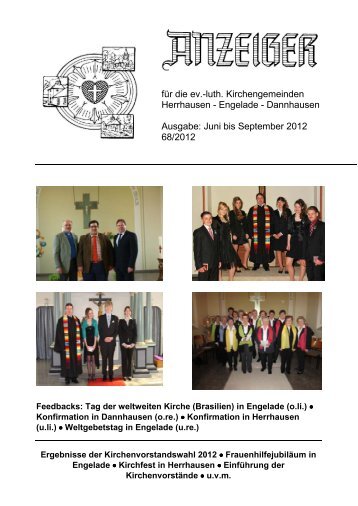 Gemeindebrief Ausgabe 68 - Ev.-luth. Kirchengemeinde ...