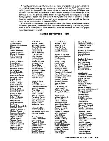 INVITED REVIEWERS-1975 - Clinical Chemistry