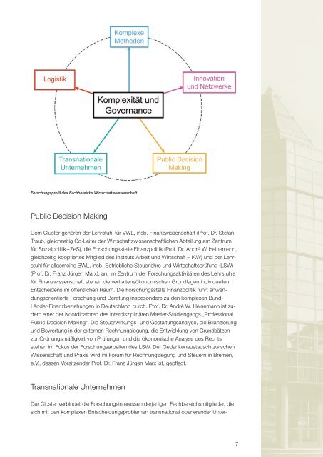 Forschungsprofil 2010 - Universität Bremen - Fachbereich ...