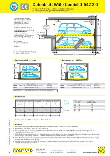 Datenblatt Wöhr Combilift 542-2 - COMPARK AG