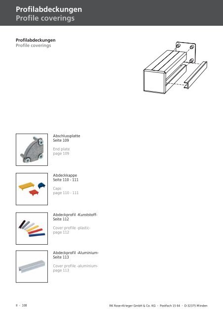 Nutensteine, Schrauben und Zubehör Slot stones, screws ... - Aratron