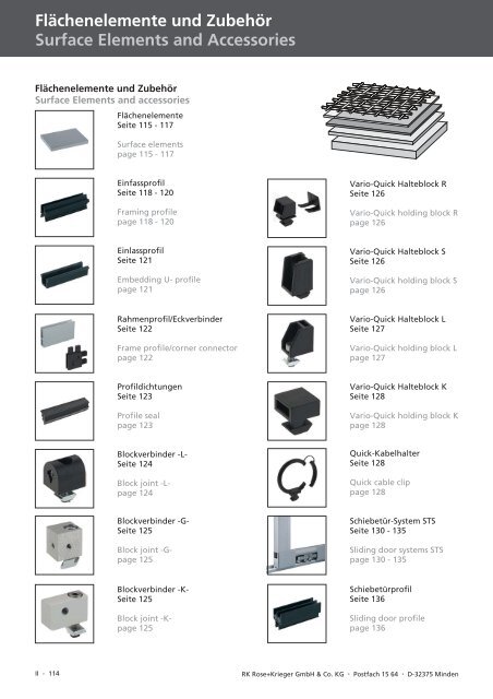 Nutensteine, Schrauben und Zubehör Slot stones, screws ... - Aratron