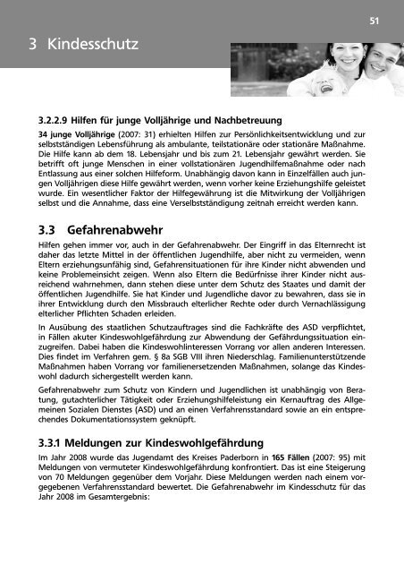 Jahresbericht des Jugendamtes des Kreises ... - Kreis Paderborn