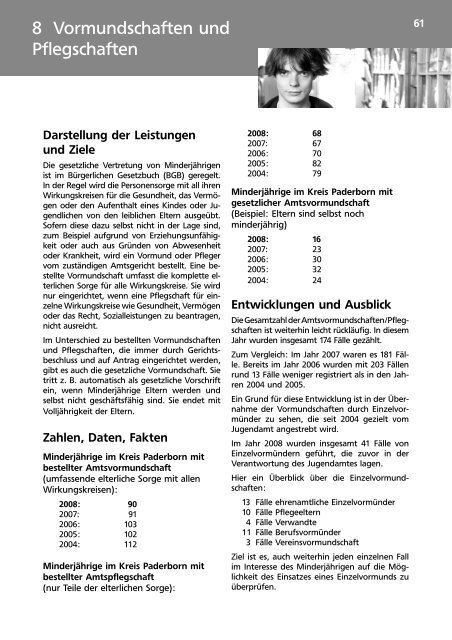 Jahresbericht des Jugendamtes des Kreises ... - Kreis Paderborn