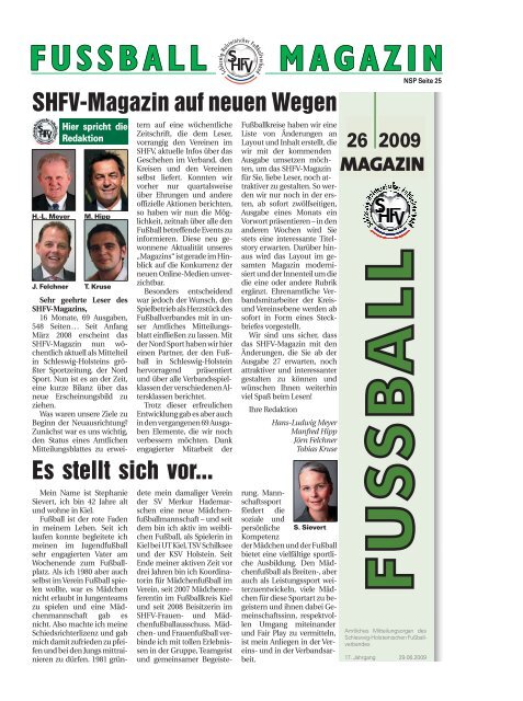 Ausgabe 26 / 2009 vom 29.06.2009 - Schleswig-Holsteinischer ...