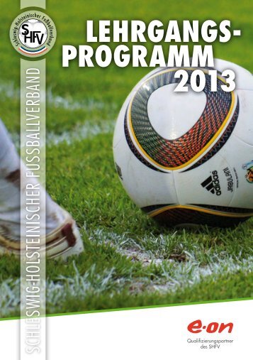 programm 2013 - Kreisfußballverband Rendsburg-Eckernförde