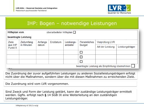 Teilhabe und Hilfeplanung für Menschen mit Behinderung