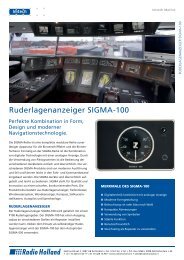 Ruderlagenanzeiger SIGMA-100