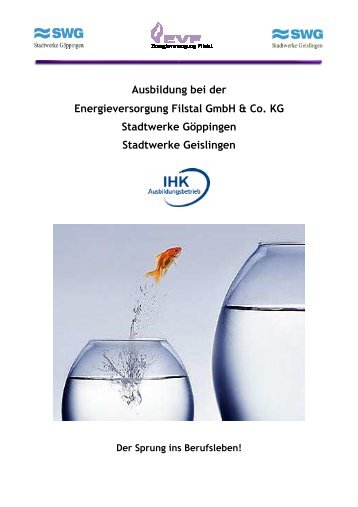 Ausbildungsinformation der EVF - Energieversorgung Filstal GmbH ...