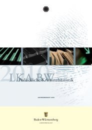 polizeiliche kriminalstatistik - Landeskriminalamt Baden-Württemberg