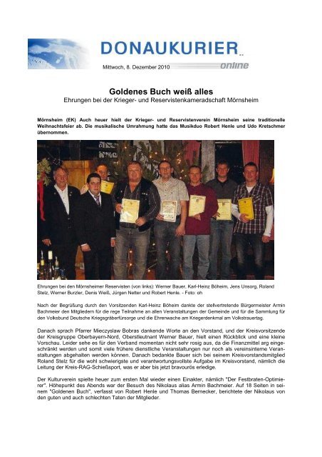 Pressebericht 080/2010