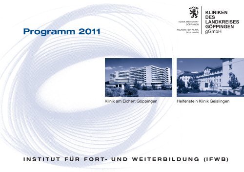 Jahresprogramm 2011 - Helfenstein-Klinik Geislingen