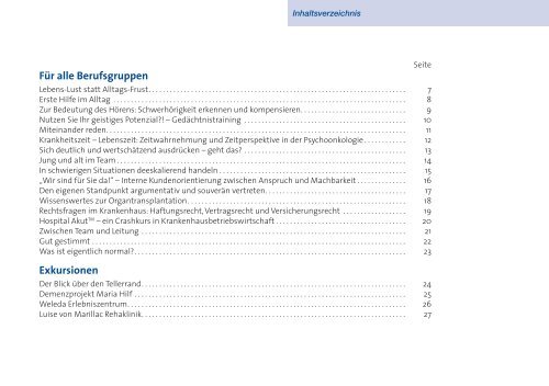 Jahresprogramm 2011 - Helfenstein-Klinik Geislingen