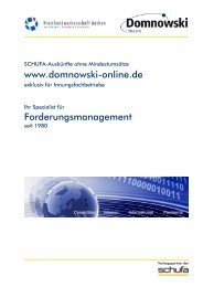 Domnowski Inkasso GmbH - Kreishandwerkerschaft Aachen