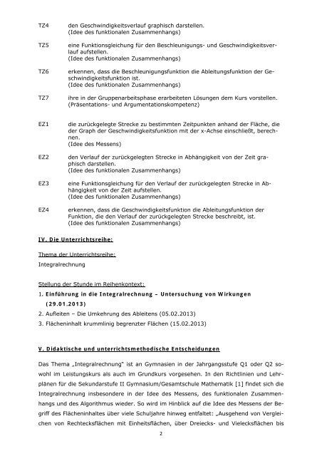 Einführung in die Integralrechnung - Mathematikundschule.de