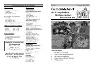 März 2011 - Evangelischer Kirchenkreis Fürstenwalde-Strausberg