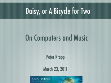 Peter Krapp March 23, 2011