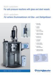 Büchi «polyclave» For safe pressure reactions with glass ... - easyFairs