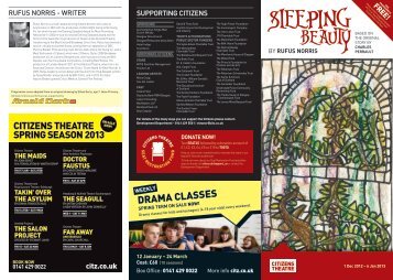 Sleeping Beauty Programme.pdf - Citizens Theatre
