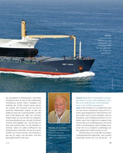 Schiffsantrieb: Aufbruch in eine neue Ära - GL Source