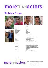Tobias Fries - than Actors