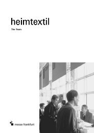 The Team - Heimtextil - Messe Frankfurt