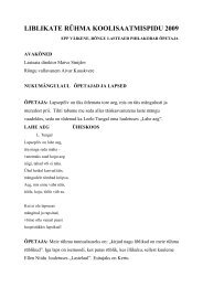 Koolisaatmispeo kava (.pdf 65,0Kb) - Tea ja Toimeta