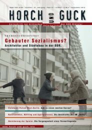 Deutschland Archiv Fachzeitschrift für  - Horch und Guck