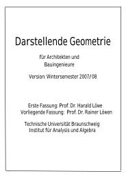 Skript - Institut für Analysis und Algebra - Technische Universität ...