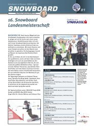 FUSSBALL SNOWBOARD - Schulsport Kärnten