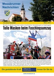 Tolle Masken beim Faschingsumzug - Moosbrunn