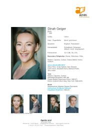 Dinah Geiger - Agentur Aziel