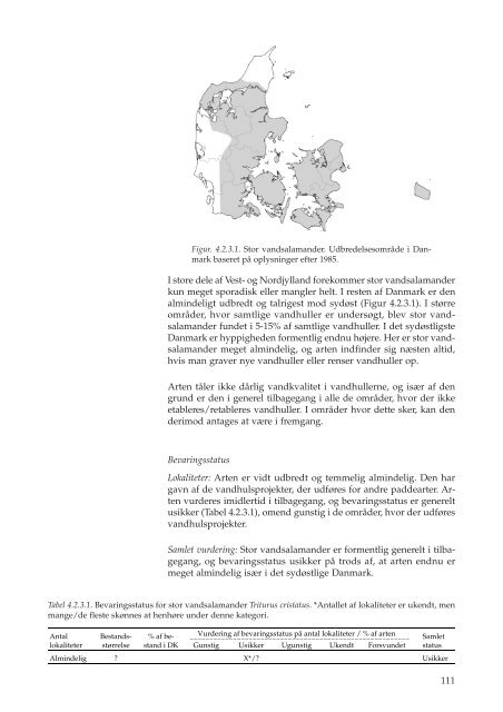 Naturtyper og arter omfattet af EF-Habitatdirektivet - Danmarks ...