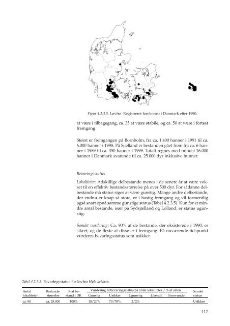 Naturtyper og arter omfattet af EF-Habitatdirektivet - Danmarks ...